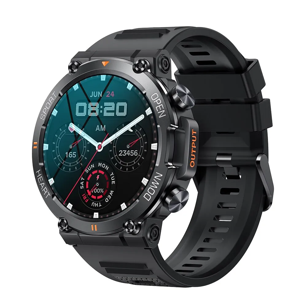 K56 Outdoor Fitness Smartwatch met calorieteller en stappenteller