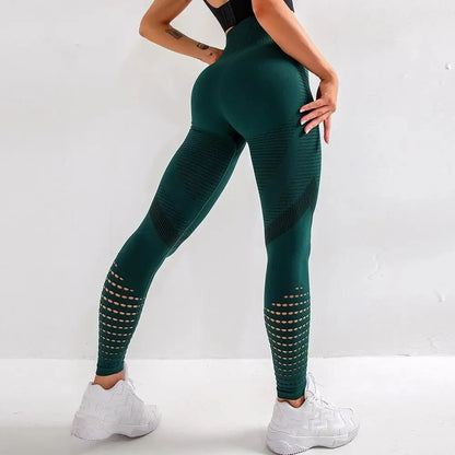 Dames High Waist Naadloze Fitness Sport Legging