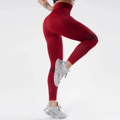 Dames High Waist Naadloze Fitness Sport Legging