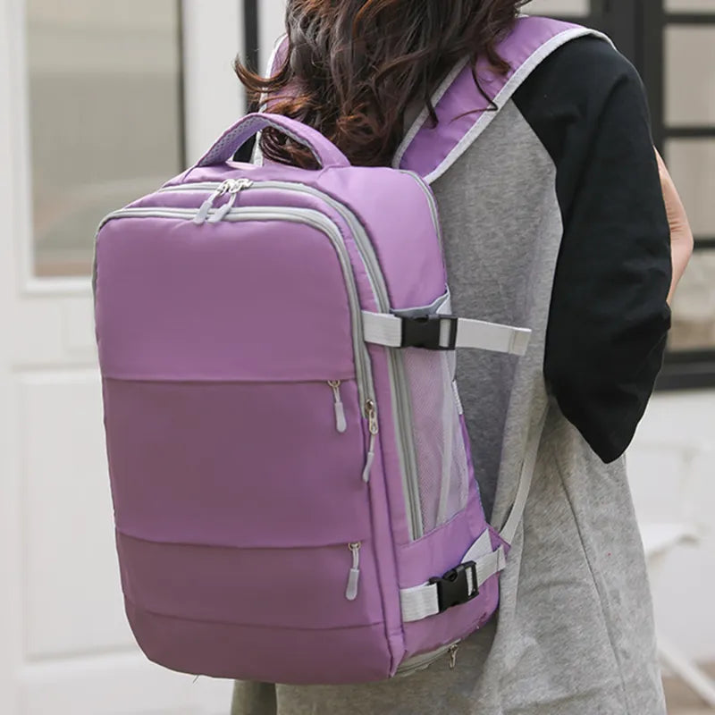 Dames Travel Backpack met USB oplaadpunt