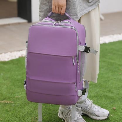 Dames Travel Backpack met USB oplaadpunt